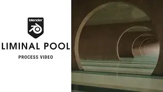 How to create a Liminal Pool in 10 Minutes | Blender Timelapse