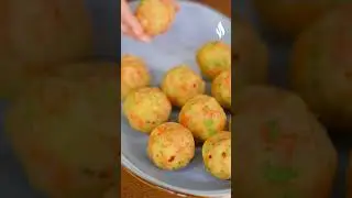 Turkish Mashed Potato Balls with Yogurt Sauce 😋