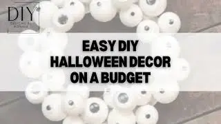 Easy DIY Halloween decor on a budget