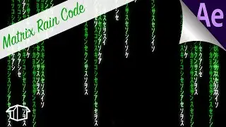 The Matrix Raining code effect Tutorial for After Effects CC