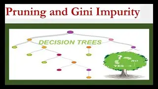 Pruning and Gini Impurity in Decision tree with simple examples