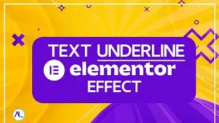 Elementor Text Underline Hover Effect using Custom CSS