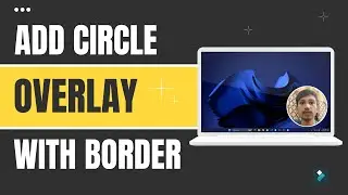 How To Add Circle Overlay With Border In Filmora | Tricky4you