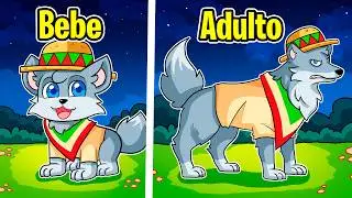 Me converti en un lobo... 🐺🌒 SILVIOGAMER MINECRAFT PERO 🦴🐾