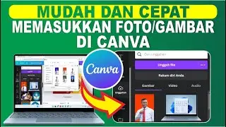 Cara Upload File PDF Ke Canva | Memasukkan PDF Ke Canva