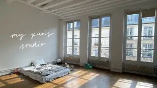 my paris studio (empty apartment tour)