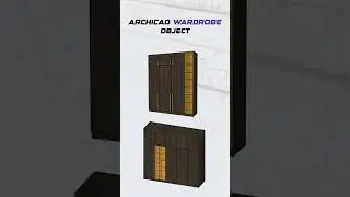 ArchiCAD Wardrobe Furniture #archicad #bim #archicadtutorial #design #tutorial