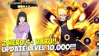 Akhirnya Naruto Six Path and Hinata Uzumaki!! Upgrade Level Sampai Level 10.000!!? - Idle Shinobi