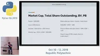 Value Investing using Python and Panda - PyCon SG 2019