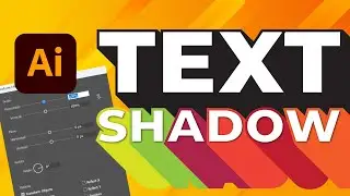 How to make Shadow Text in Adobe Illustrator | 3D Text Illustrator