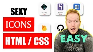 How to add ICONS in HTML and CSS | Web Design tutorial | SalteeKiller