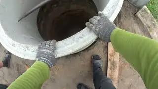 вручную или техникой правильно делать канализацию без откачки