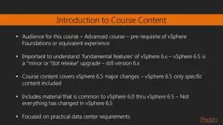 The Course Overview Lesson in VMware vSphere | vmare vsphare