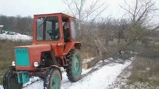 Заготовка дров ☆ Владимирец Т-25 and Expert GS4500 в помощь