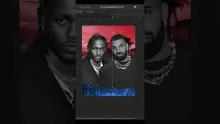 Kendrick Vs. Drake Art | Affinity Photo