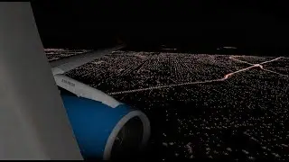 Airbus A319 | **Cockpit Night Lighting/Approach** | KOAK - KSNA | Vatsim  | X-plane 11