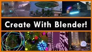 What is Blender? I Created All This in Blender (For Free!) #SHORTS