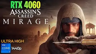 Assassin's Creed Mirage - Ultra High | RTX 4060 + i7 13700HX | Performance Testing