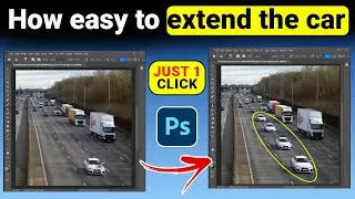 How Easy to Extend the Car Using Tricks in Photoshop