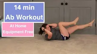 14 MIN TOTAL AB WORKOUT AT HOME WITH NO EQUIPMENT | Ab Workout for Beginners and Teens