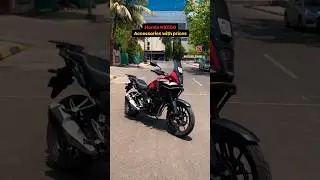Honda NX500 Accessories with Prices | BikeWale 