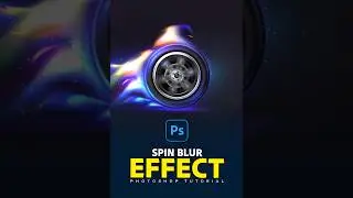 Master the Spin Blur Effect in Photoshop! 🌀 Step-by-Step Tutorial