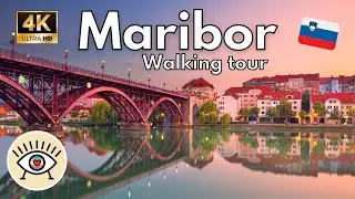 Maribor a Pie [4K] HDR, 👣 Recorrido Completo por la Segunda Ciudad de Eslovenia con Subtítulos.