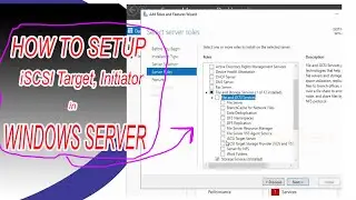 How to setup iSCSI Target and initiator in Windows Server | iSCSI STORAGE