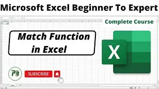 How to - Use MATCH Function in Excel 