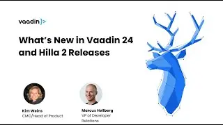 Webinar: Whats new in Vaadin 24 and Hilla 2 releases