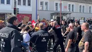 Demo in Celle: 20 Rechtsextremisten vs 600 Gegendemonstranten