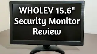 WHOLEV 15.6 inch Security Monitor Review | CCTV Monitor