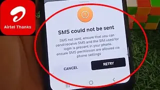 Fix SMS could not be sent airtel payment bank problem solve