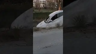 Car in a ditch | Blender + After Effects Live Footage Compositing 