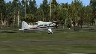 Landing the De Havilland DHC-2 Beaver at TF Green International Airport