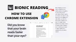 What is Bionic Reading? -  How to Use Bionic Reading Chrome Extension