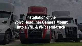 Lytx ER-SF300 & Samsara CM32 Camera Headliner Mount Installation | Volvo VNL & VNR Semi-Trucks