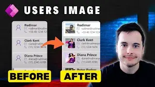 How to Display User Profile Pictures in Power Apps Gallery Using Email - Power Apps Tutorial