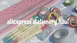 ALIEXPRESS STATIONERY HAUL #3 for my anime journal | #didido