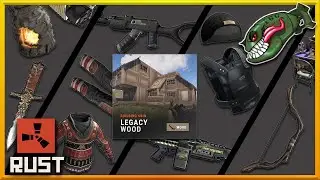 Rust Skins | Legacy Bow & Kevlar HQM, Support a Streamer Skin & Legacy Furnace Login Bonus 