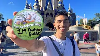 I HIT 1 MILLION YOUTUBE SUBSCRIBERS IN Walt Disney World!