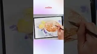 Как нарисовать блины акварелью? Узнаете в этом видеоуроке