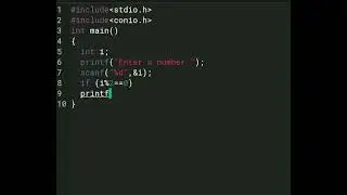 Even number program in C | C programming