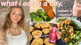 WHAT I EAT IN A DAY at home: realistic & EASY healthy recipes! & cook with me 2023!!