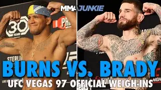 UFC Fight Night 242: Burns vs. Brady Weigh-In Live Stream | UFC Vegas 97