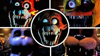 Five Nights at Freddy's: Plus - All Jumpscares + Secrets (fanmade)