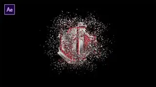 After effects tutorial:Particular logo animation in after effects