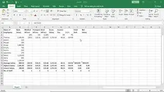 How to create payroll part 2