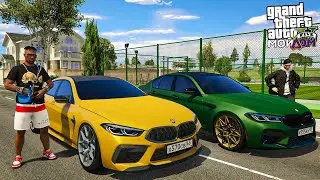 ПУТЬ БОМЖА В GTA 5 - BMW M5 CS ТАМАЕВА ПРОТИВ BMW M8! КАЧАЕМСЯ В ЗАЛЕ! - GTA 5 RP Россия 🌊ВОТЕР