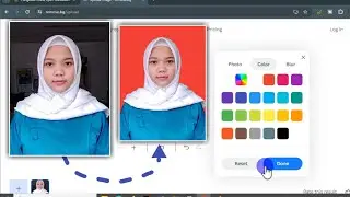 Cara edit background pas foto di online